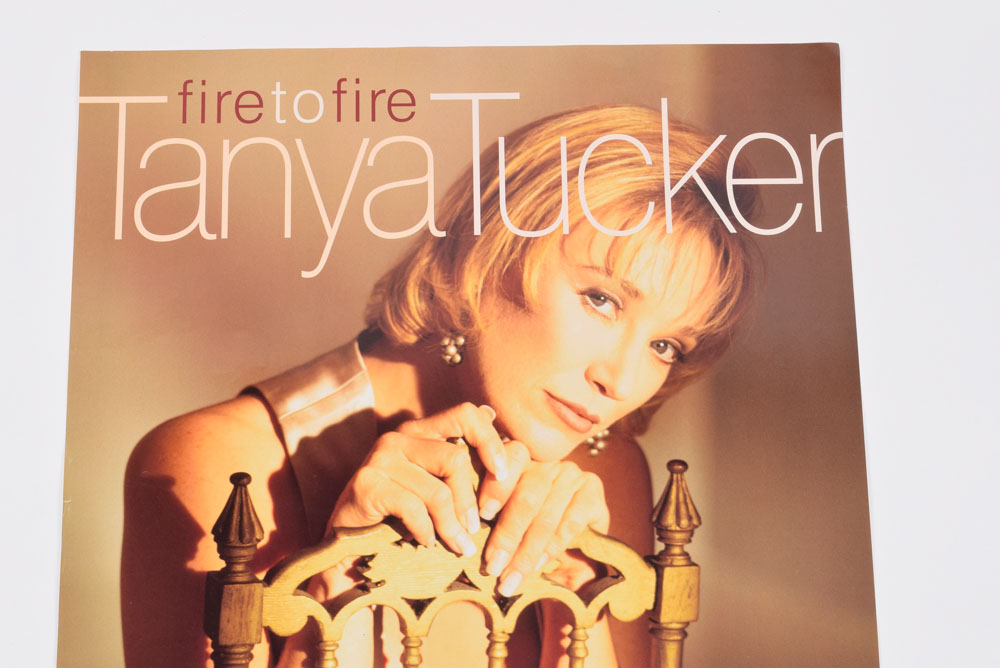 1995 Tanya Tucker "Fire To Fire" Promotional Poster"