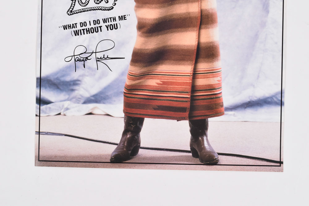 1991 Tanya Tucker "What Do I Do With Me (Without You)" Promotional Color Poster