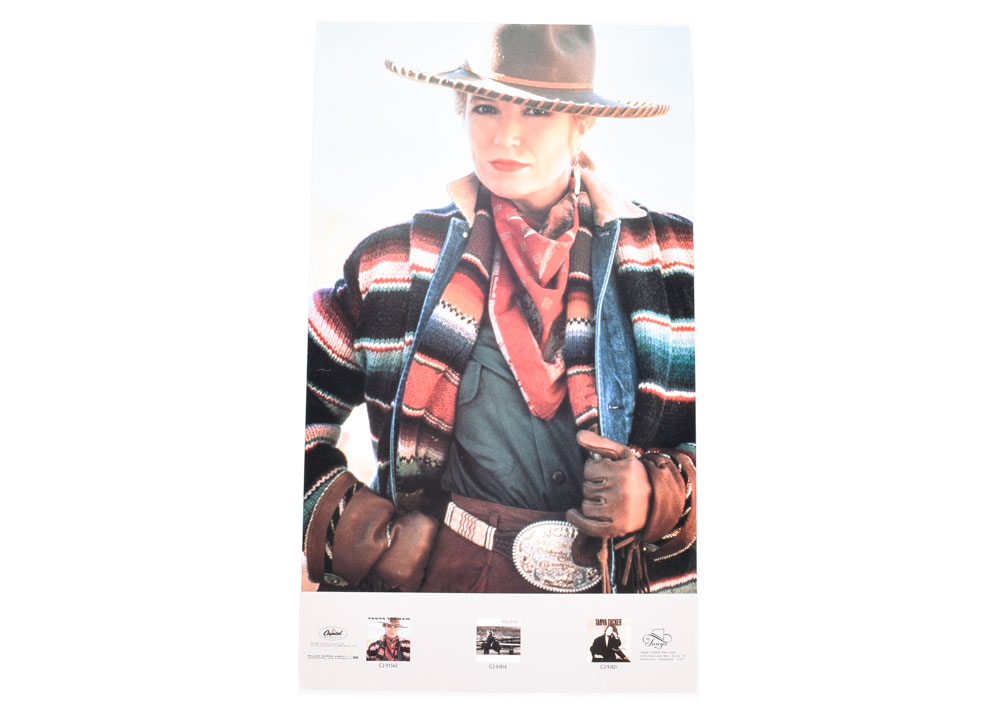 1991 Tanya Tucker Promotional Color Poster