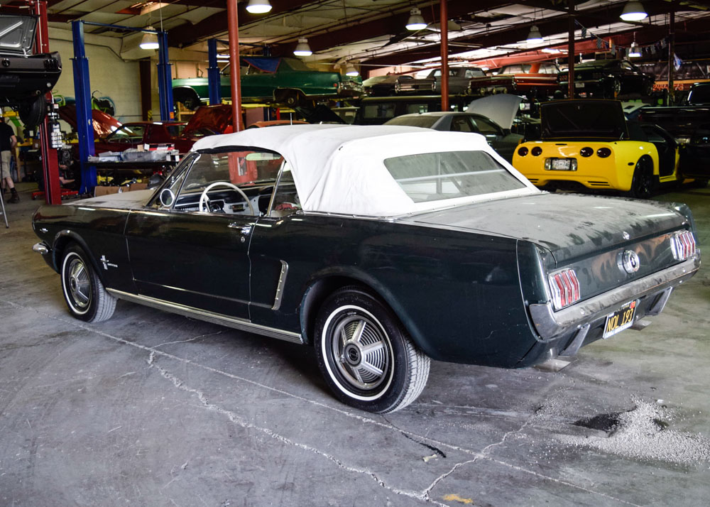 1965 Ford Mustang Ivy Green Convertible with Low Mileage