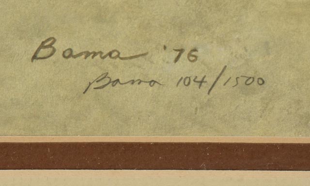 James Bama Signed Limited Edition Print of American Indian