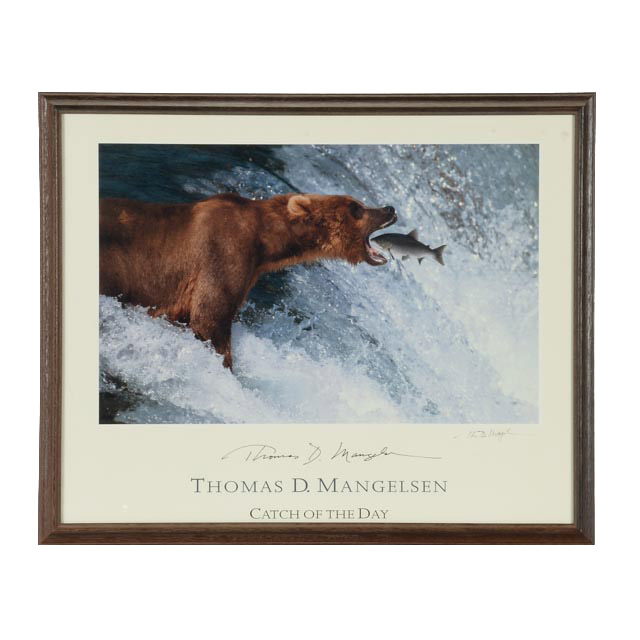 Thomas D. Mangelsen "Catch of the Day" Signed Poster