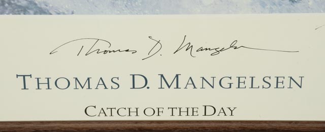Thomas D. Mangelsen "Catch of the Day" Signed Poster