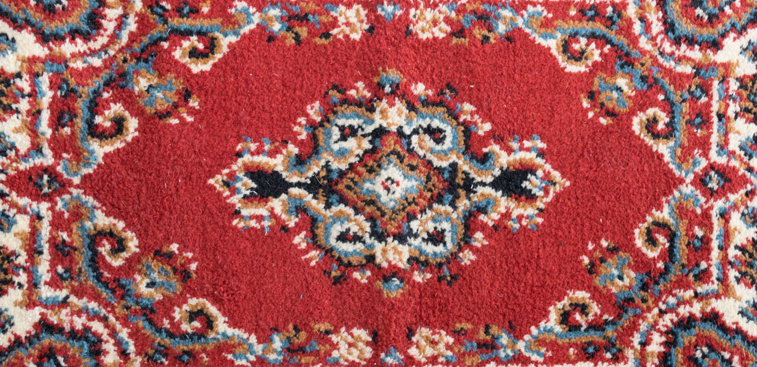 Small Loomed Mahal Style Accent Rug
