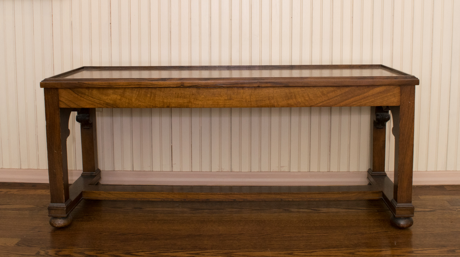 Victorian Style Oak Bench