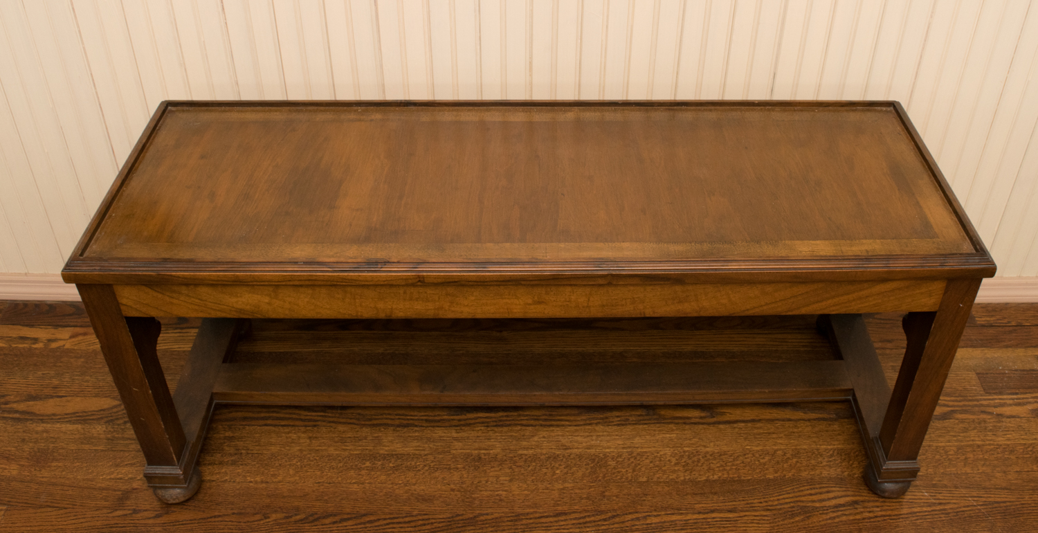 Victorian Style Oak Bench