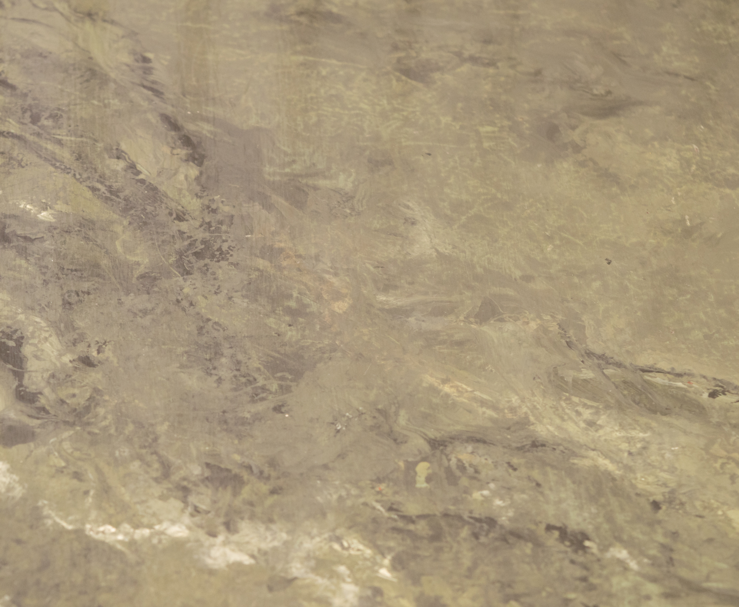 Green Marbleized Pedestal Table