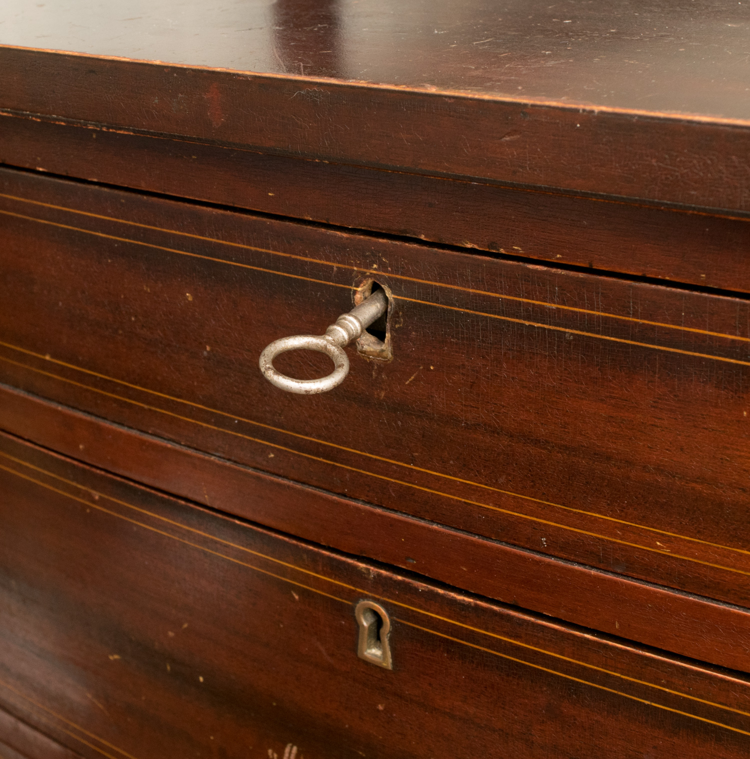 Robert Mitchell Mahogany Hepplewhite Style Chest of Drawers