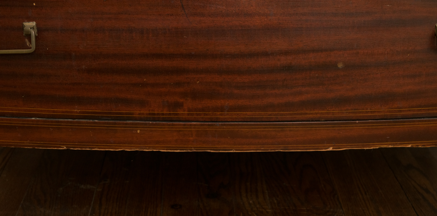 Robert Mitchell Mahogany Hepplewhite Style Chest of Drawers