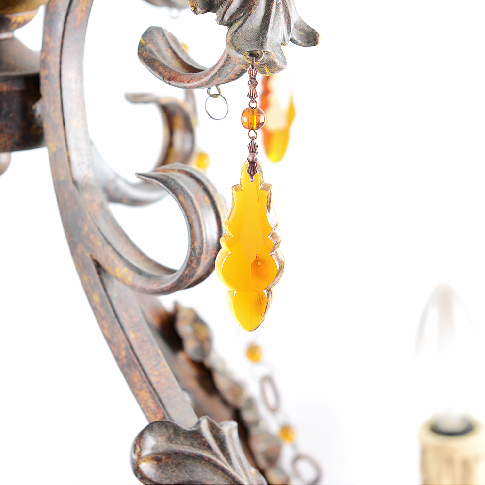 Rooster Pot Rack Chandelier