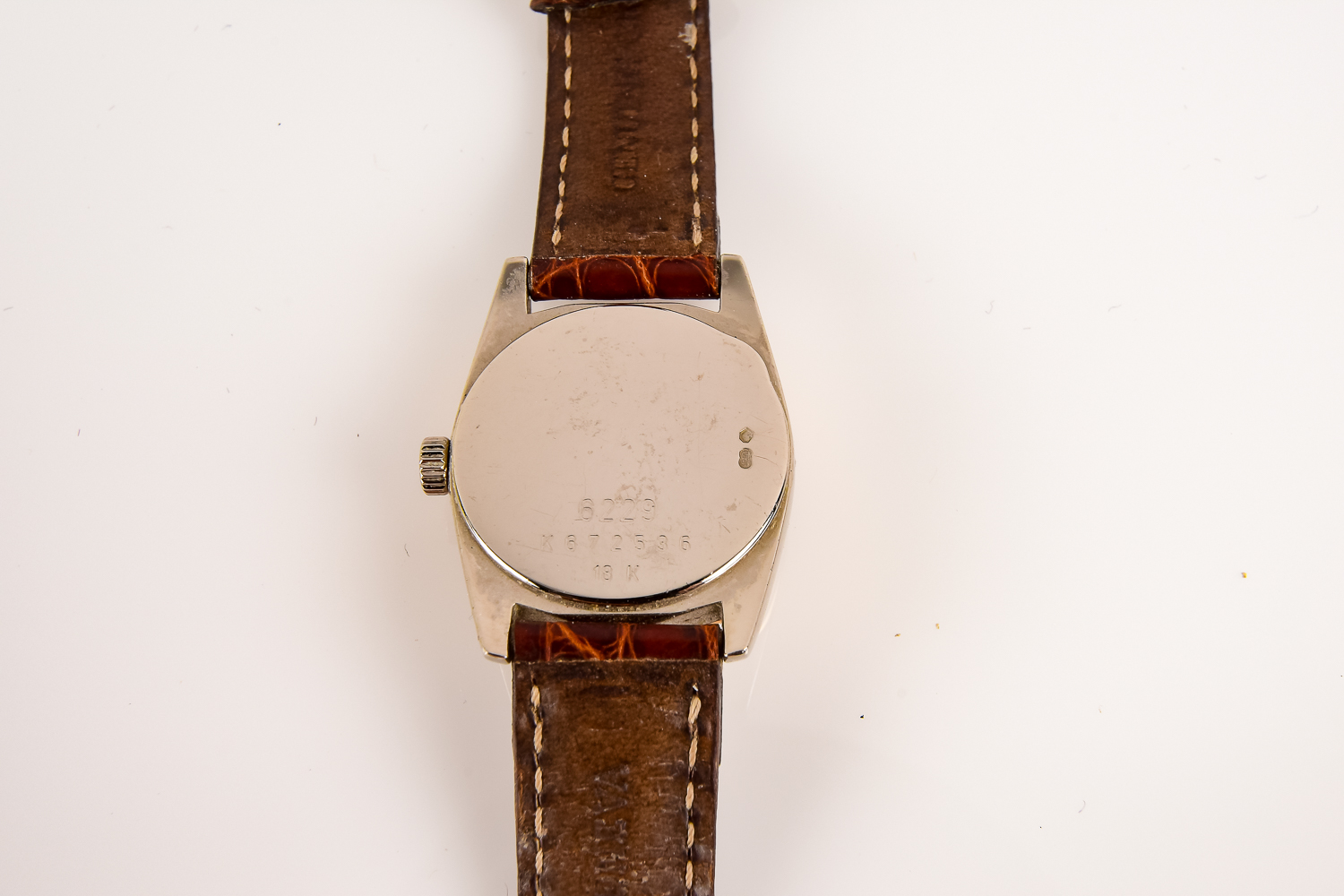 Ladies Cellini Rolex Watch 18k Rose and White Gold with a Crocodile Wristband