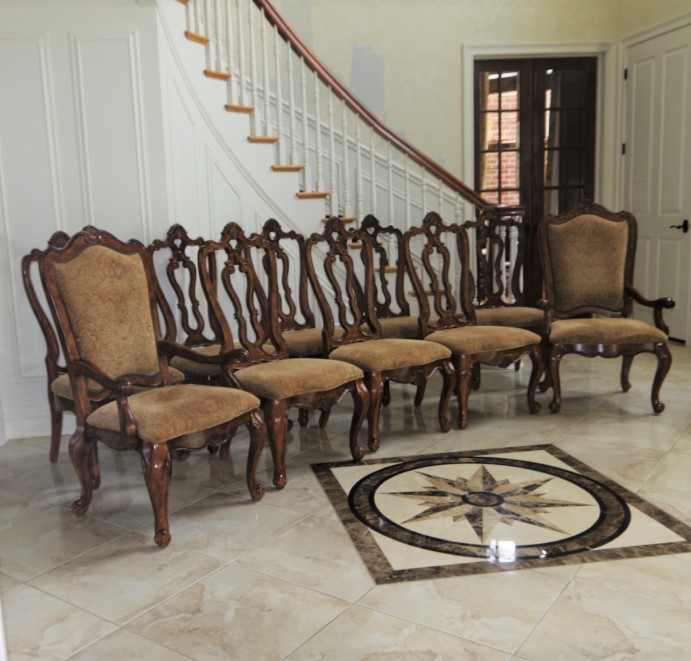 Ten Universal Furniture Villa Cortina Dining Chairs