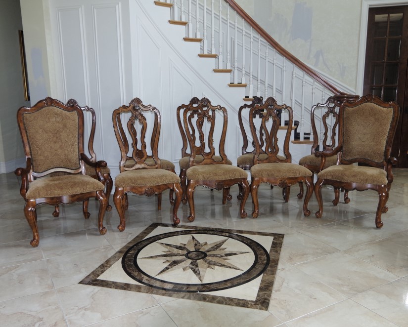 Ten Universal Furniture Villa Cortina Dining Chairs