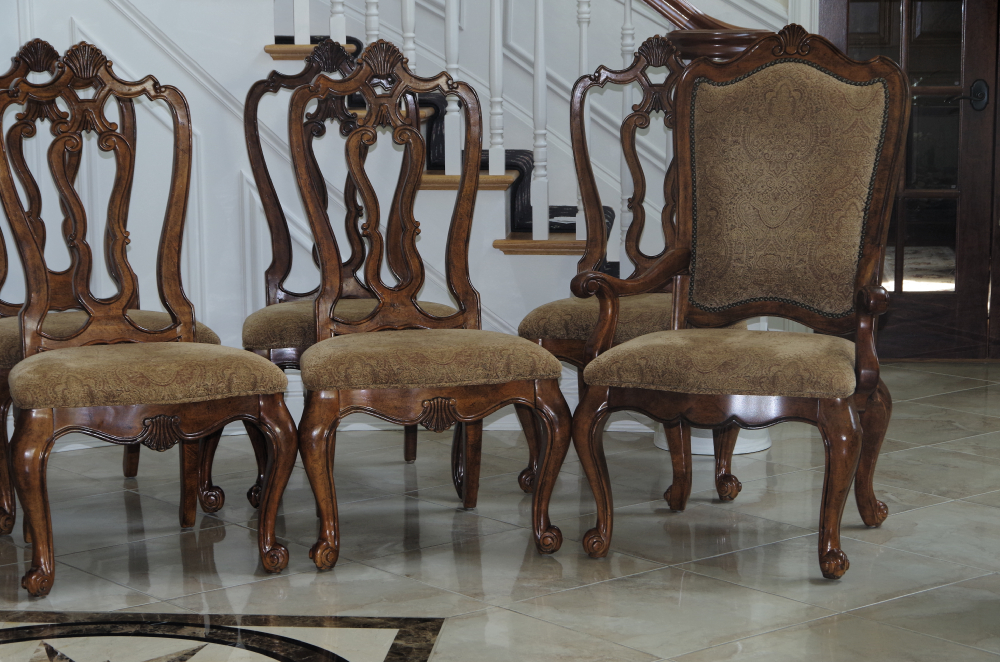 Ten Universal Furniture Villa Cortina Dining Chairs