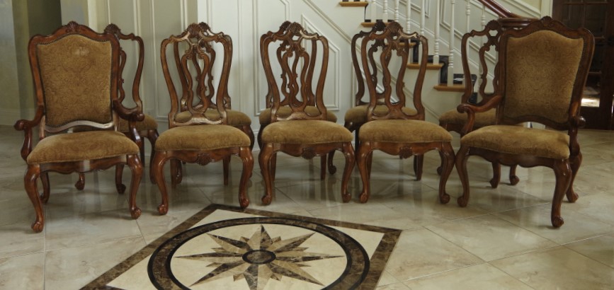 Ten Universal Furniture Villa Cortina Dining Chairs