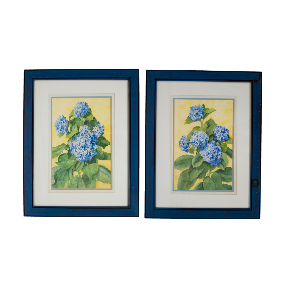 Barbara Shipman Hydrangea Still Life Offset Lithographs