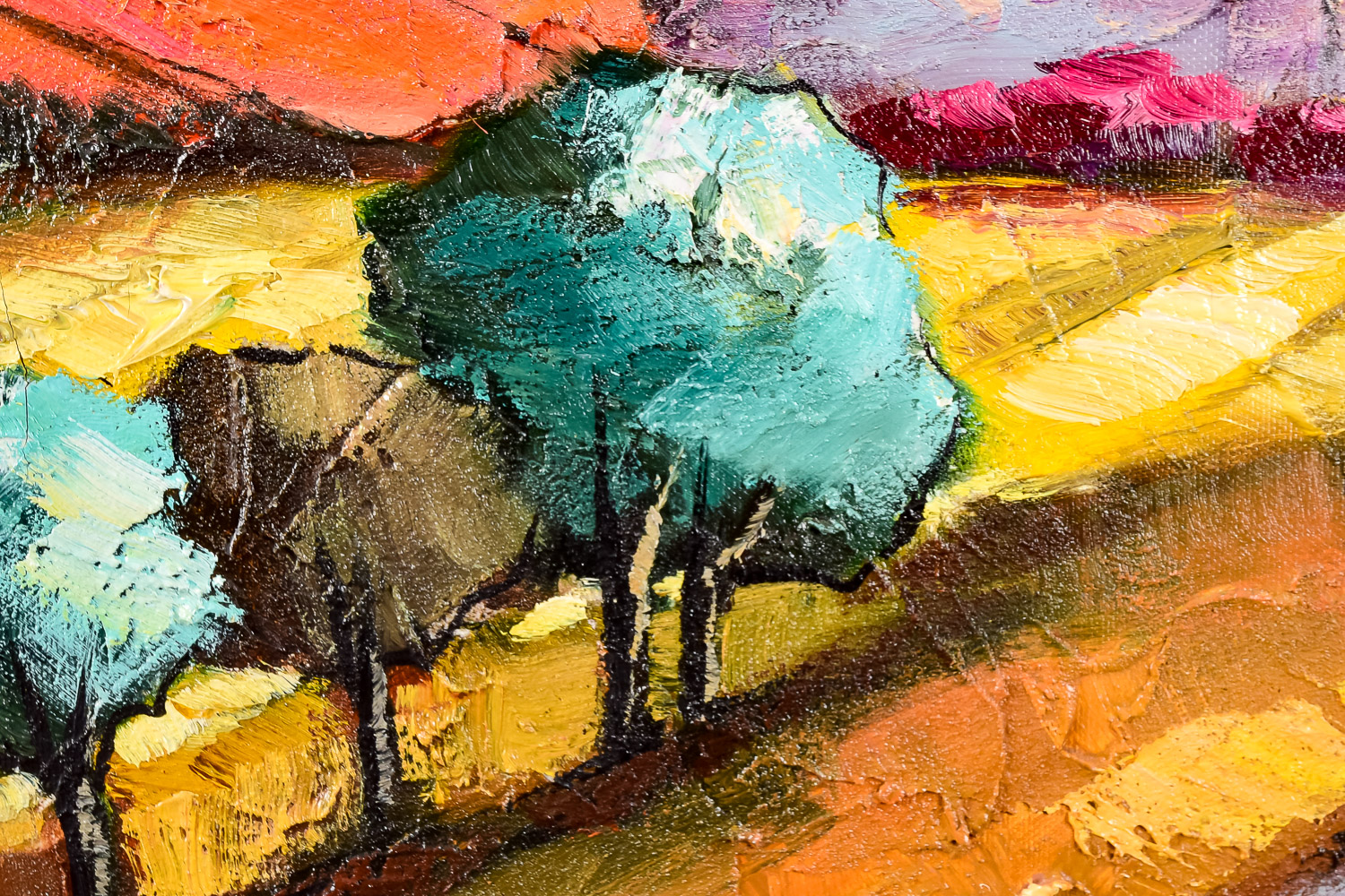 Slava Brodinsky Oil on Canvas Painting