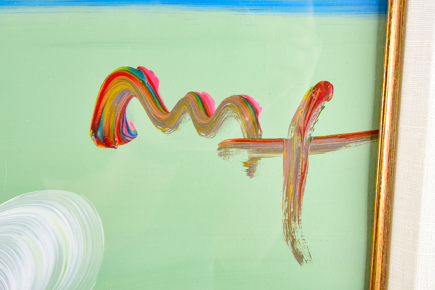 Peter Max "Statue of Liberty" Mixed Media