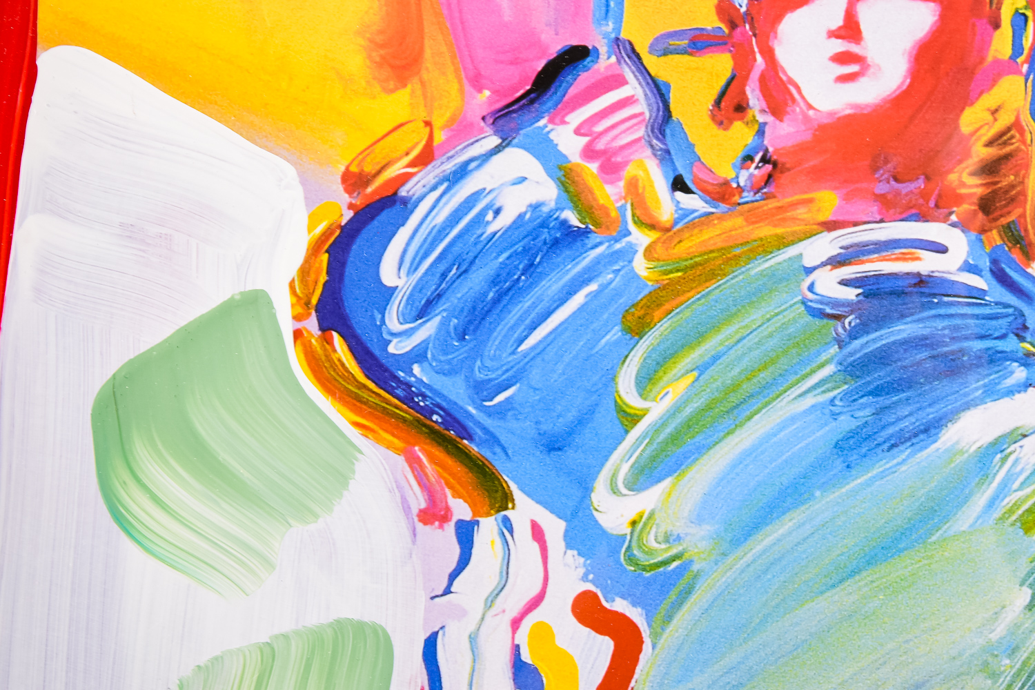 Peter Max "Statue of Liberty" Mixed Media
