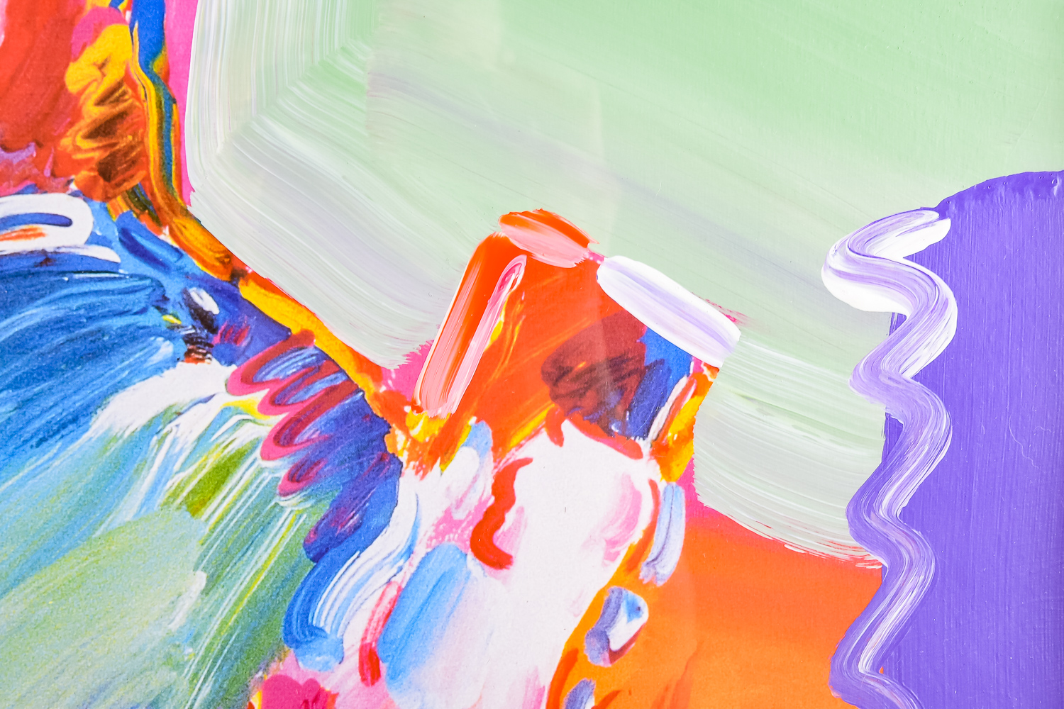 Peter Max "Statue of Liberty" Mixed Media