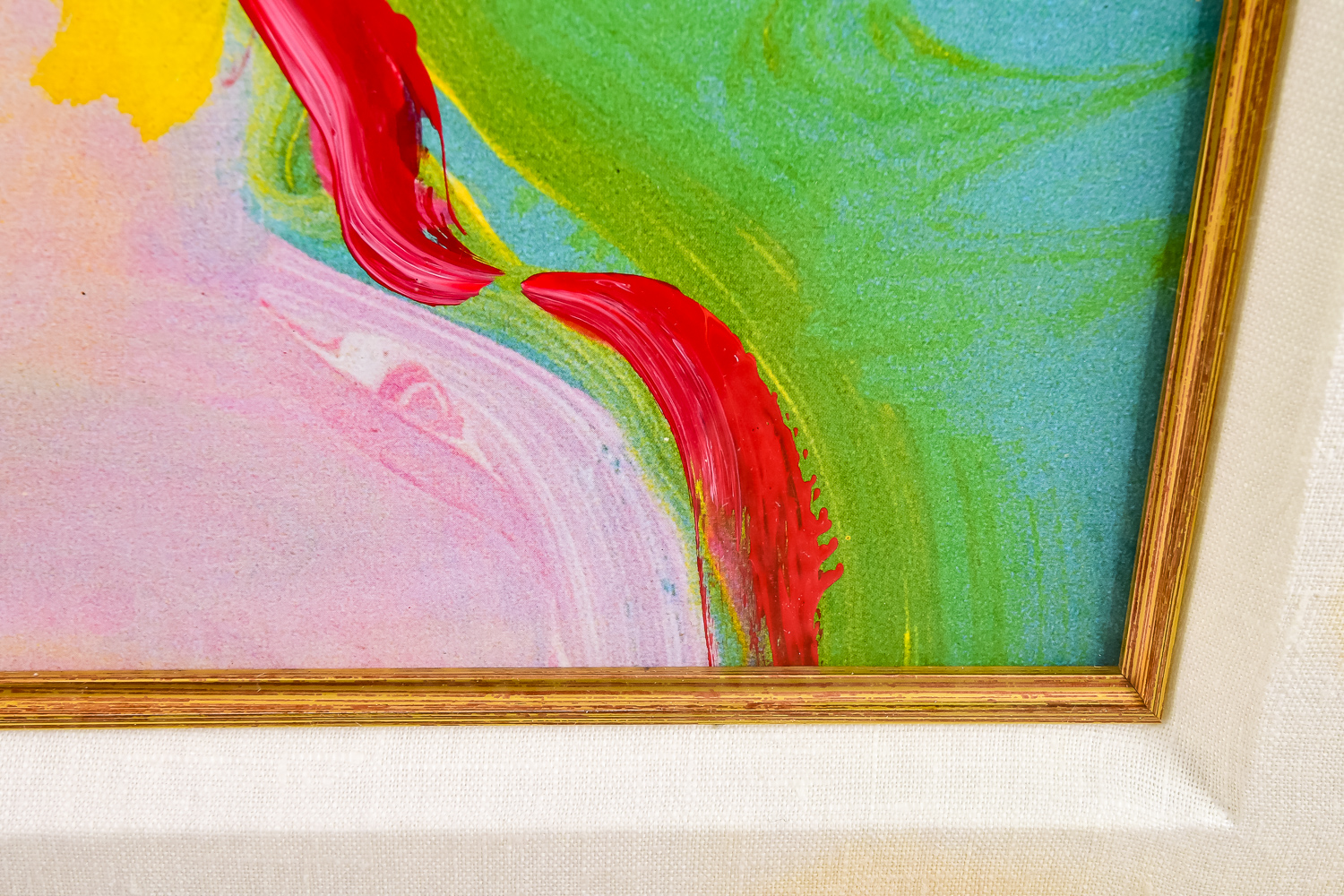 Peter Max "Statue of Liberty" Mixed Media