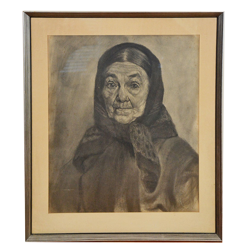 Anne Fleckenstein "Portrait of an Elderly Woman", c. 1905