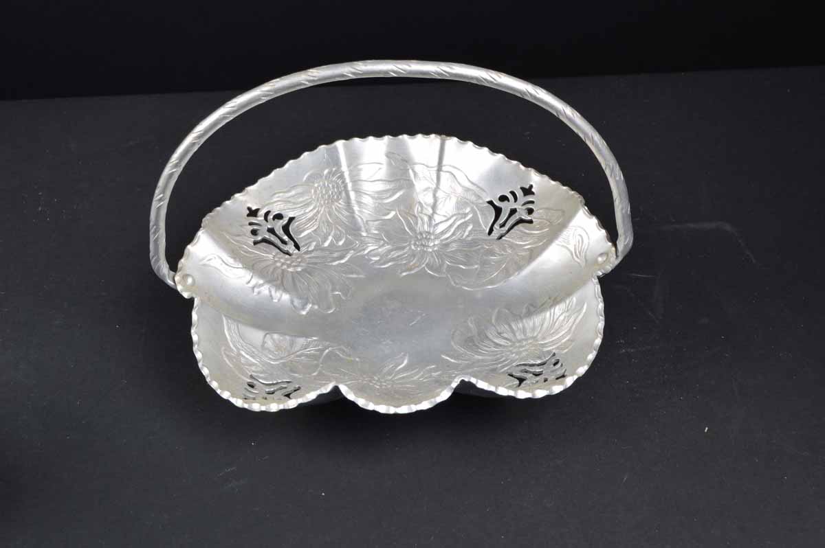 Grouping of Hand Wrought Aluminum Décor