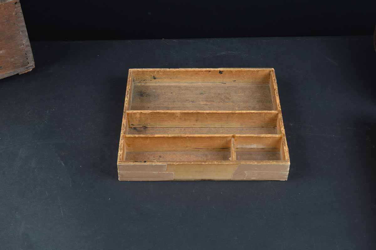 Set of Antique Wood Boxes