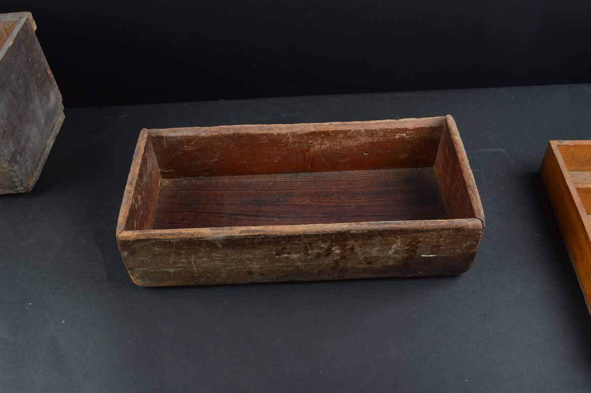 Set of Antique Wood Boxes
