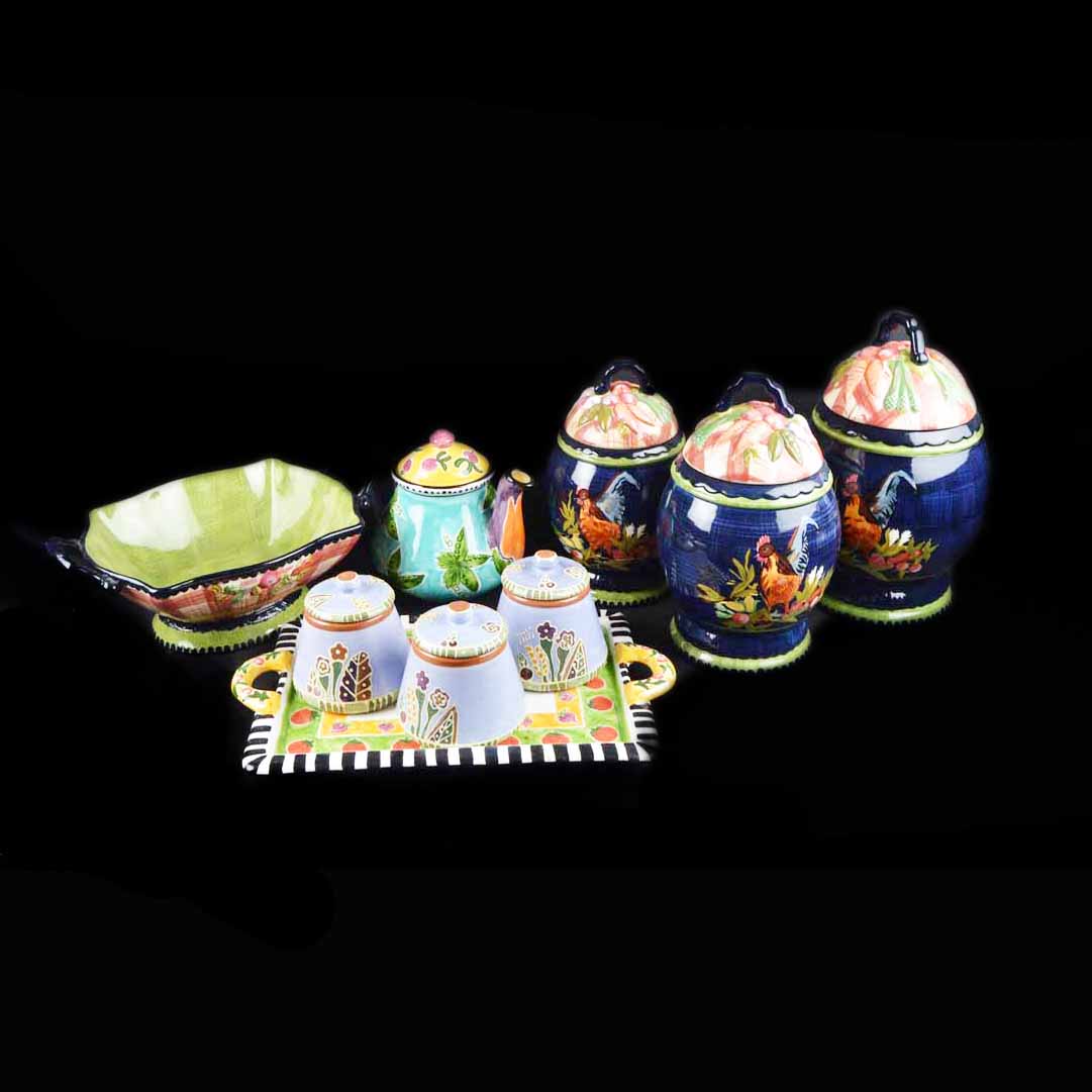 Grouping of Ceramic Kitchen Décor