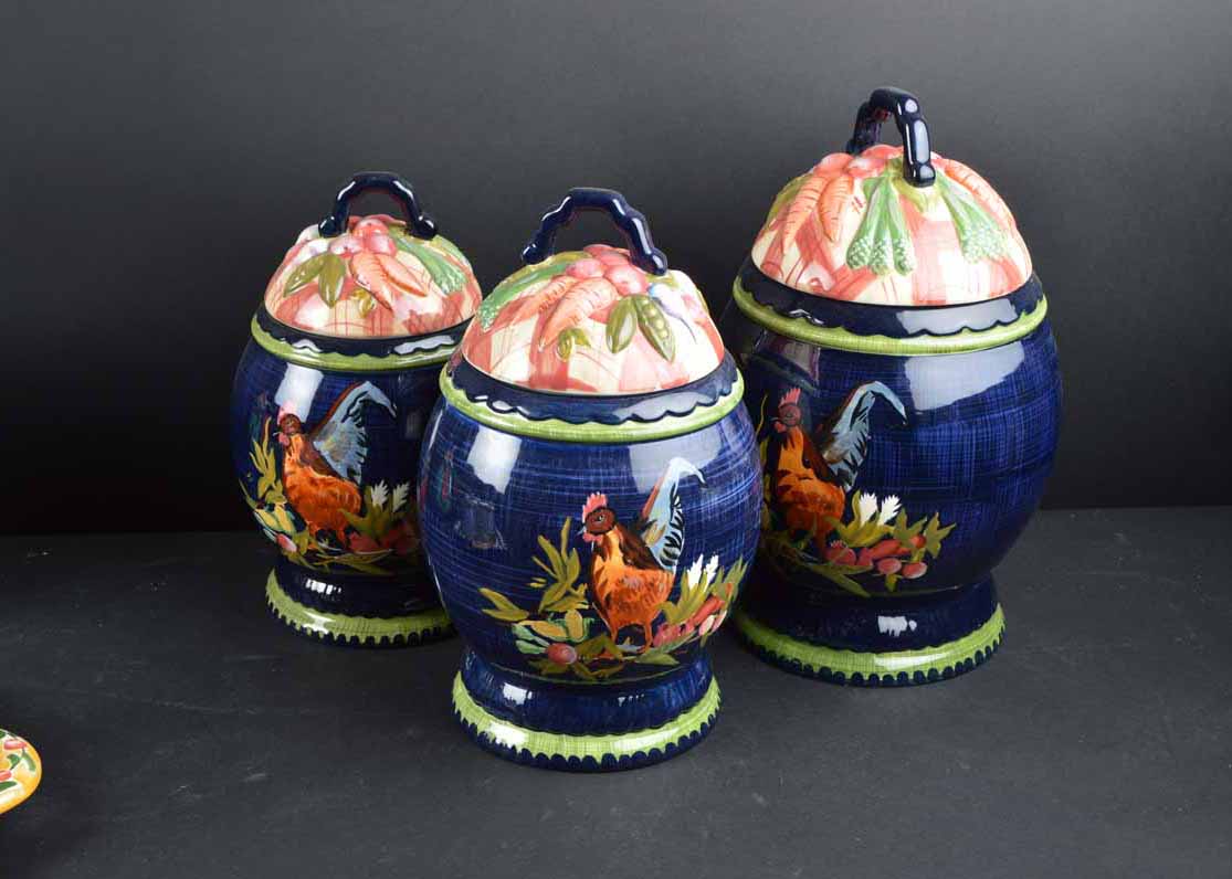 Grouping of Ceramic Kitchen Décor