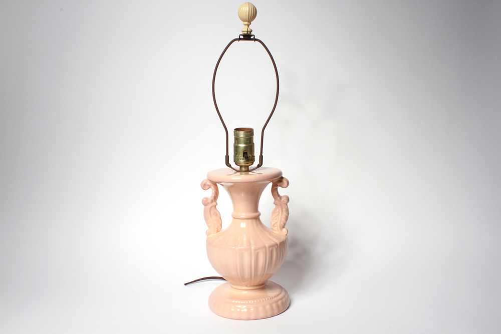 Duo of Vintage Ceramic Table Lamps