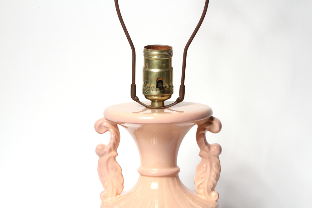 Duo of Vintage Ceramic Table Lamps