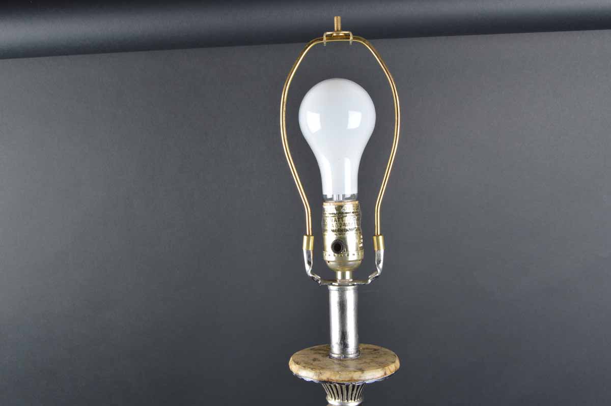 Contemporary Marble Look Table Lamp