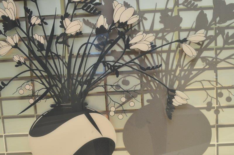 Modern Framed Screen Print of a Still Life