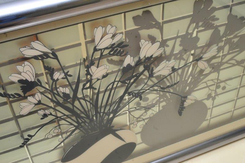 Modern Framed Screen Print of a Still Life