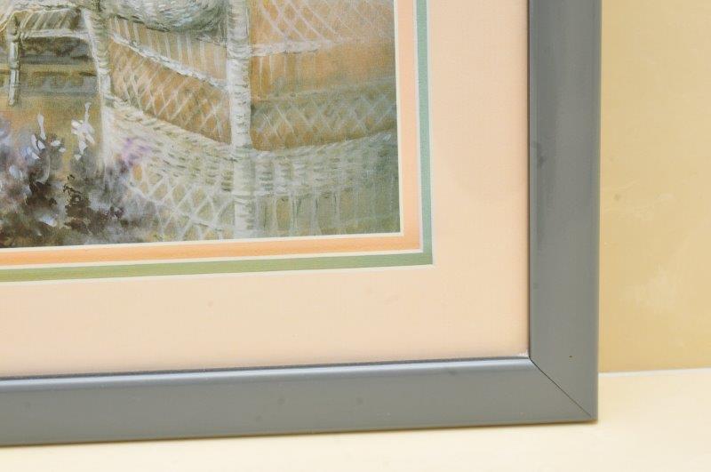 Modern Framed Screen Print of a Still Life