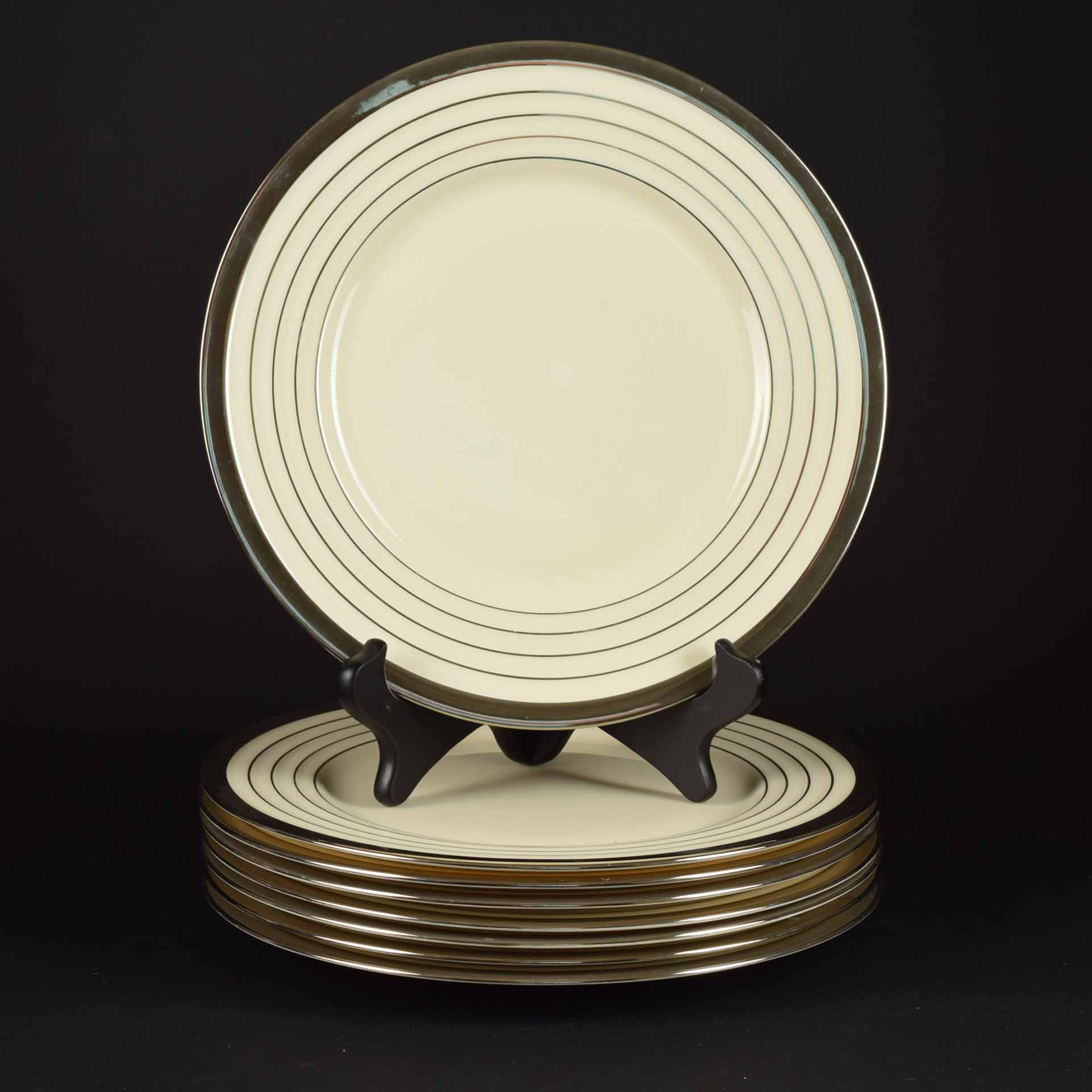 Vintage Lenox Art Deco Style China Service for Eight