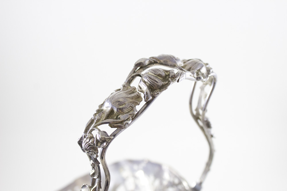 Forbes Silver Plate Reticulated Basket