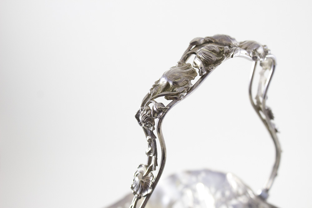 Forbes Silver Plate Reticulated Basket