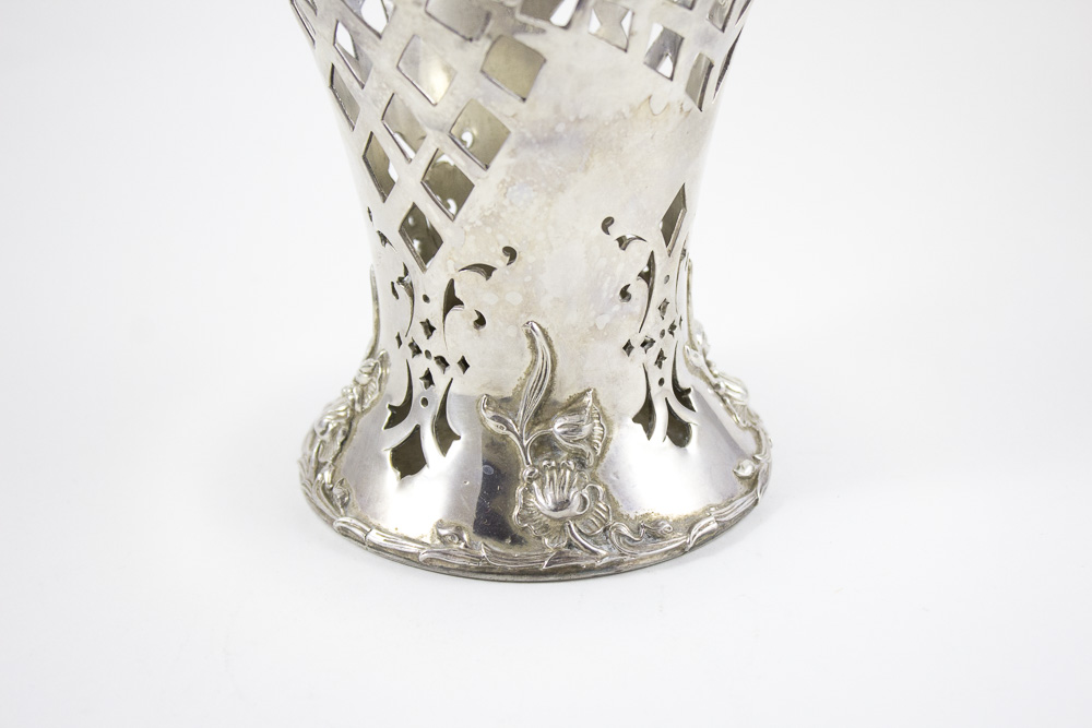 Forbes Silver Plate Reticulated Basket