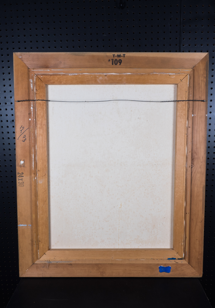 Original Signed Vintage Oil on Canvas Portrait