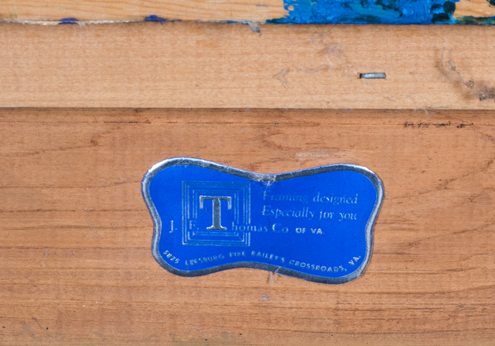 Original Signed Vintage Oil on Canvas Portrait