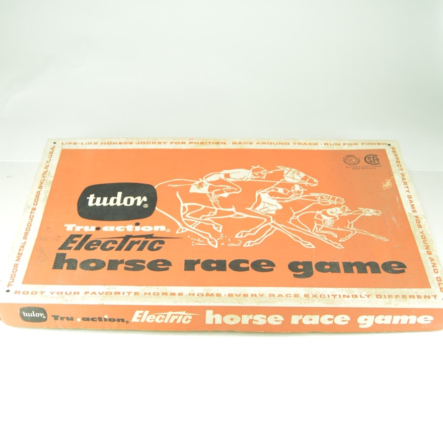 Vintage Tudor Electric Horse Race Game