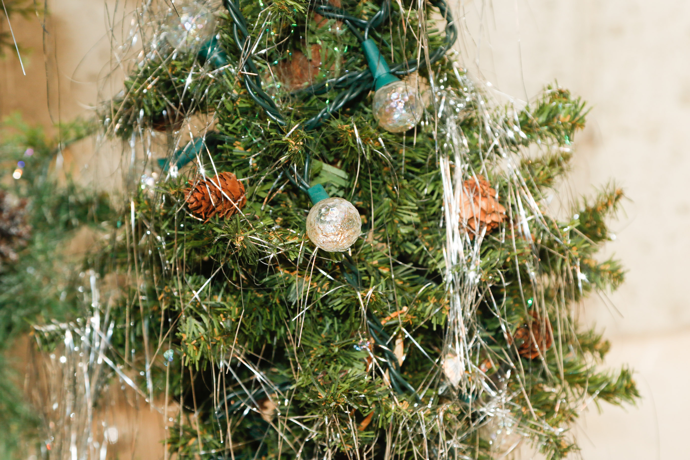 Three Antique German Goose Feather Trees