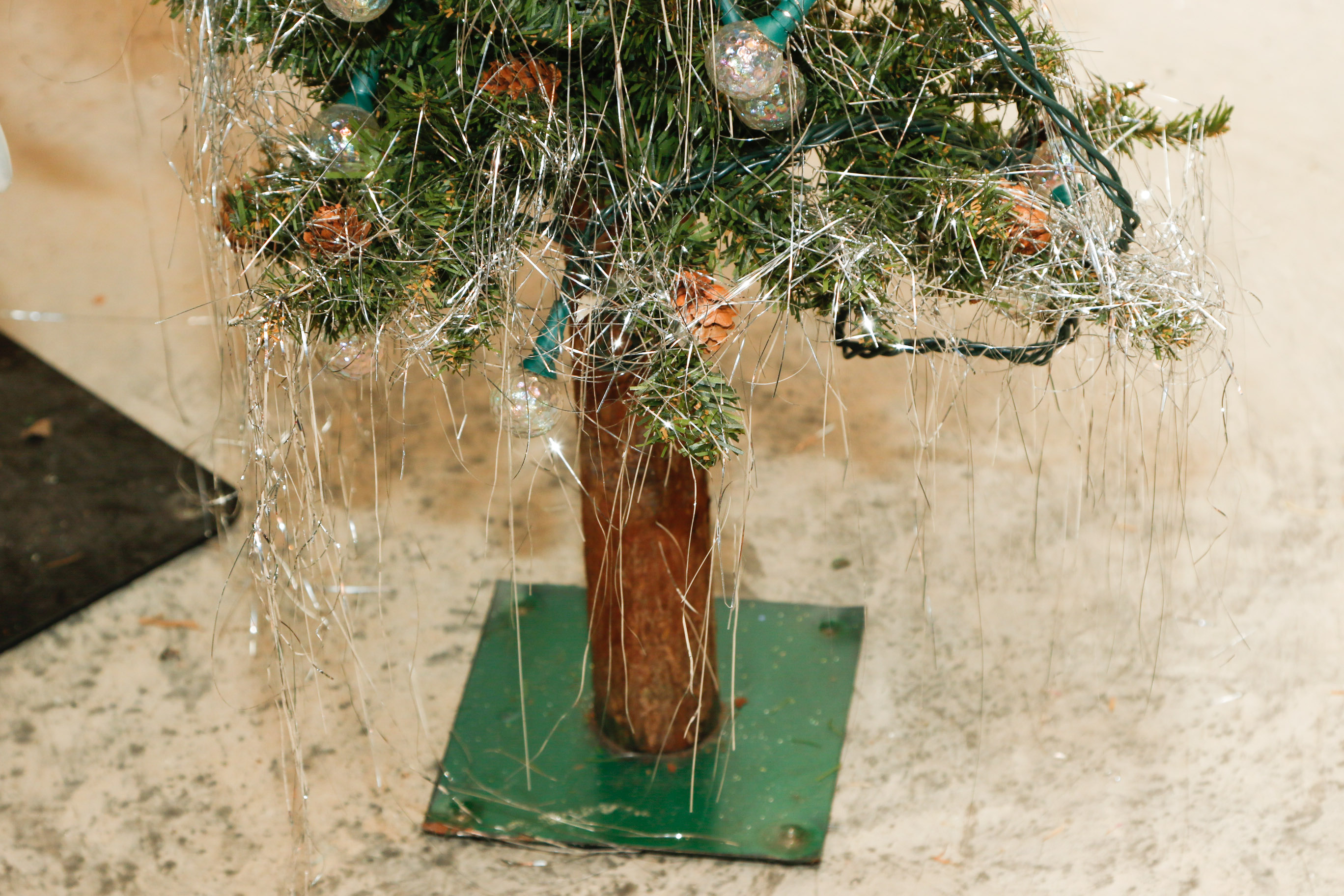 Three Antique German Goose Feather Trees