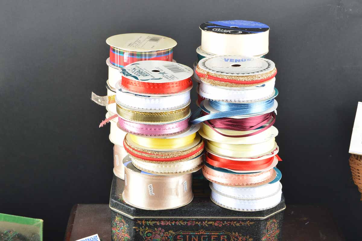 Grouping of Vintage Craft Supplies