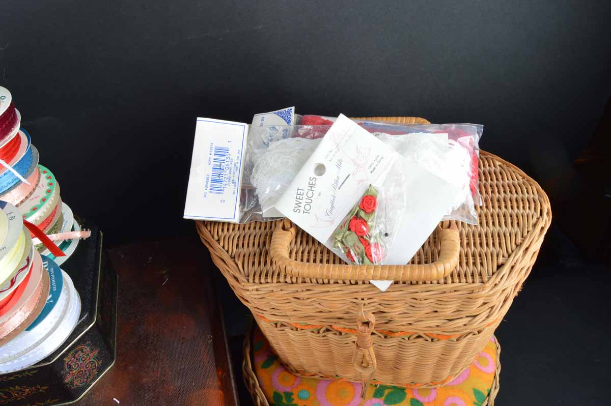 Grouping of Vintage Craft Supplies