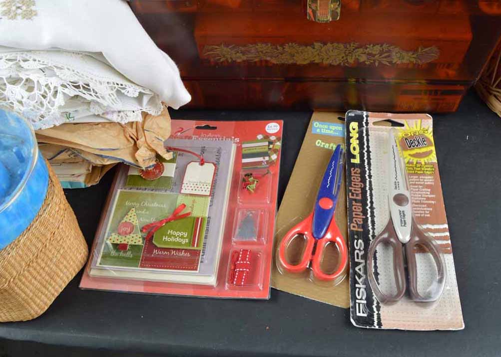 Grouping of Vintage Craft Supplies