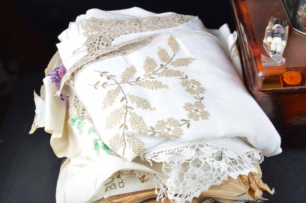 Grouping of Vintage Craft Supplies